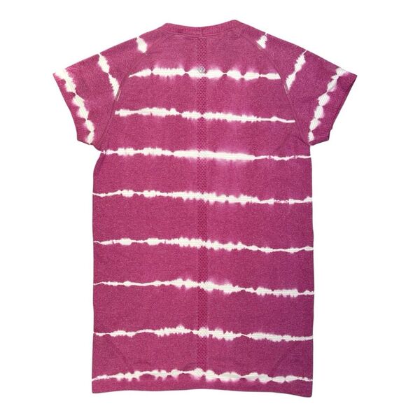Lululemon Swiftly Tech Short Sleeve Crew T Shirt Cranberry Pink Women's Size 8 - Picture 4 of 8